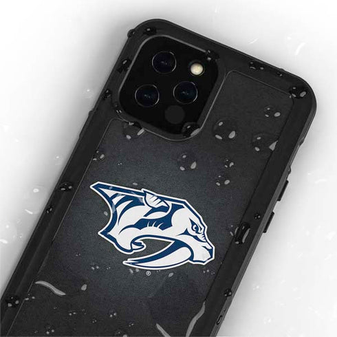 NHL Nashville Predators Black Background iPhone 12 Pro Max Waterproof Case