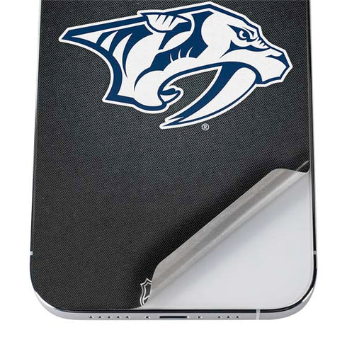 NHL Nashville Predators Black Background iPhone 12 Pro Skin