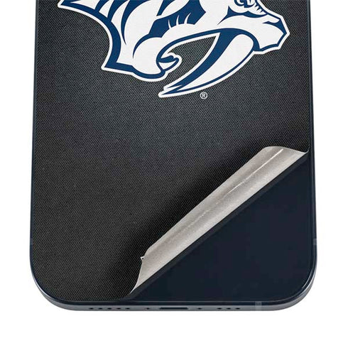 NHL Nashville Predators Black Background iPhone 12 Skin