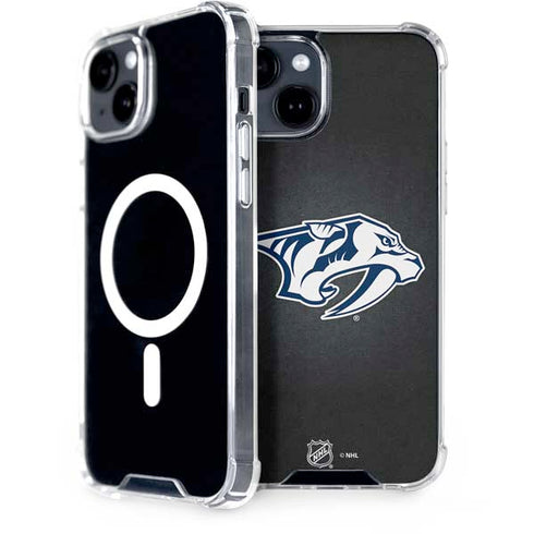 NHL Nashville Predators Black Background iPhone 13 MagSafe Case