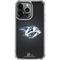 NHL Nashville Predators Black Background iPhone 13 Pro Clear Case
