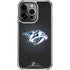 NHL Nashville Predators Black Background iPhone 13 Pro Clear Case