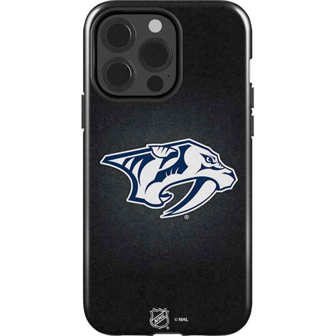 NHL Nashville Predators Black Background iPhone 13 Pro Impact Case