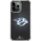 NHL Nashville Predators Black Background iPhone 13 Pro Max Clear Case