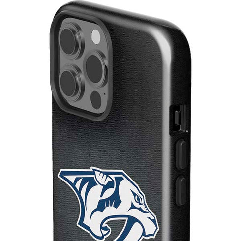 NHL Nashville Predators Black Background iPhone 13 Pro Max Impact Case