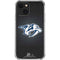 NHL Nashville Predators Black Background iPhone 14 Clear Case