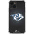 NHL Nashville Predators Black Background iPhone 14 Clear Case