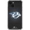 NHL Nashville Predators Black Background iPhone 14 Plus Clear Case