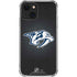NHL Nashville Predators Black Background iPhone 14 Plus Clear Case