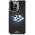 NHL Nashville Predators Black Background iPhone 14 Pro Clear Case