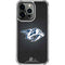 NHL Nashville Predators Black Background iPhone 15 Pro Clear Case