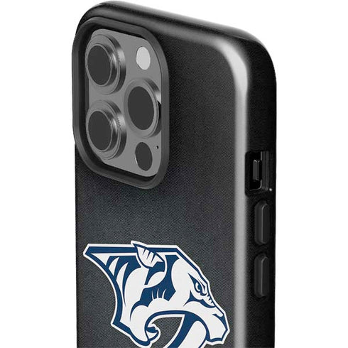 NHL Nashville Predators Black Background iPhone 15 Pro Impact Case