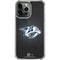 NHL Nashville Predators Black Background iPhone 14 Pro Max Clear Case