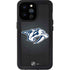 NHL Nashville Predators Black Background iPhone 14 Pro Max Waterproof Case