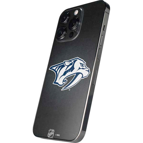 NHL Nashville Predators Black Background iPhone 15 Pro Skin