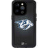 NHL Nashville Predators Black Background iPhone 14 Pro Waterproof Case