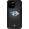 NHL Nashville Predators Black Background iPhone 15 Waterproof Case