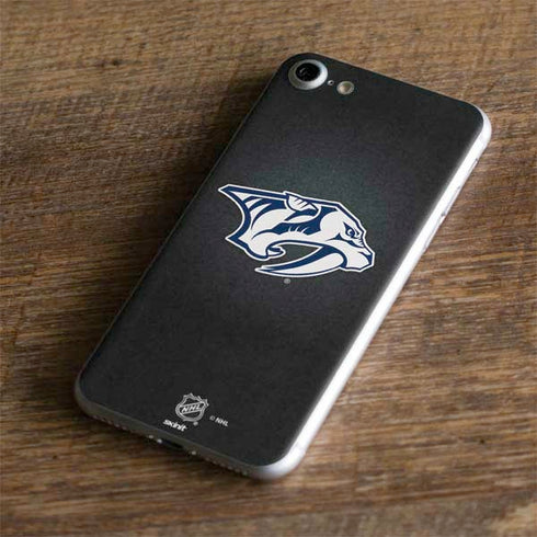 NHL Nashville Predators Black Background iPhone 7 Skin