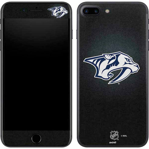 NHL Nashville Predators Black Background iPhone 8 Plus Skin