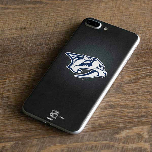 NHL Nashville Predators Black Background iPhone 8 Plus Skin