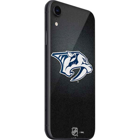 NHL Nashville Predators Black Background iPhone SE (2nd & 3rd Gen) Skin
