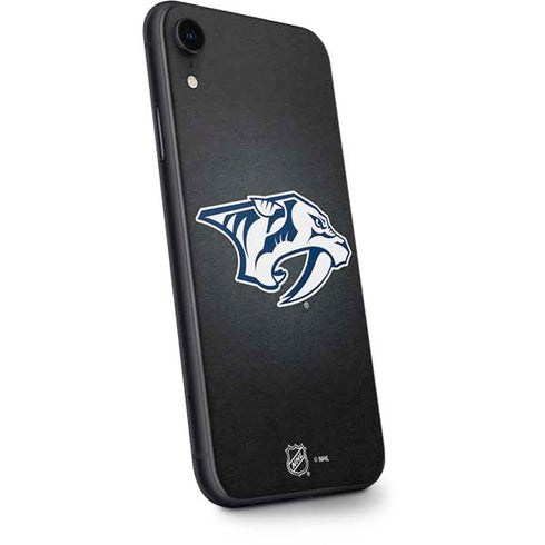 NHL Nashville Predators Black Background iPhone XR Skin