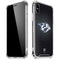 NHL Nashville Predators Black Background iPhone XS Max Clear Case