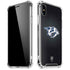 NHL Nashville Predators Black Background iPhone XS Max Clear Case
