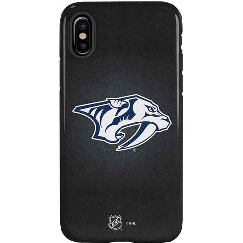 NHL Nashville Predators Black Background iPhone XS Pro Case
