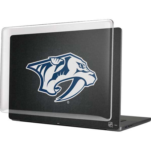 NHL Nashville Predators Black Background MacBook Pro 16in (2021-25) Case plus Skin