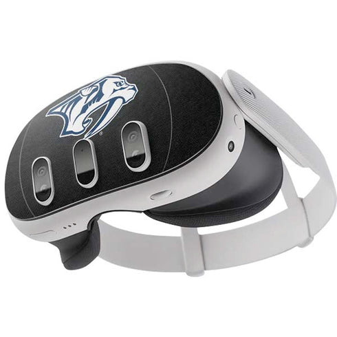 NHL Nashville Predators Black Background Meta Quest 3 Skin