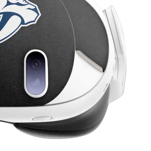 NHL Nashville Predators Black Background Meta Quest 3 Skin