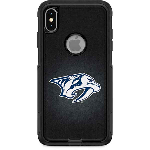 NHL Nashville Predators Black Background Otterbox Commuter iPhone Skin