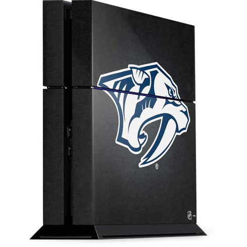 NHL Nashville Predators Black Background PS4 Console Skin