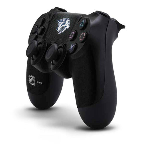 NHL Nashville Predators Black Background PS4 Controller Skin