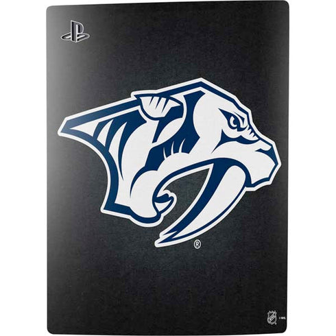 NHL Nashville Predators Black Background PS5 Digital Edition Console Skin