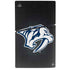 NHL Nashville Predators Black Background PS5 Slim Disk Console Skin