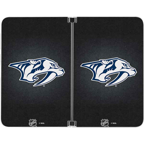 NHL Nashville Predators Black Background Surface Duo Skin