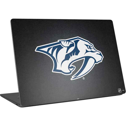 NHL Nashville Predators Black Background Surface Laptop 4 15in Skin