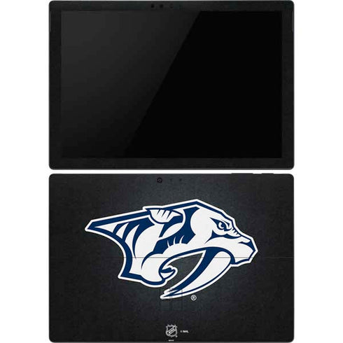 NHL Nashville Predators Black Background Surface Pro 6 Skin