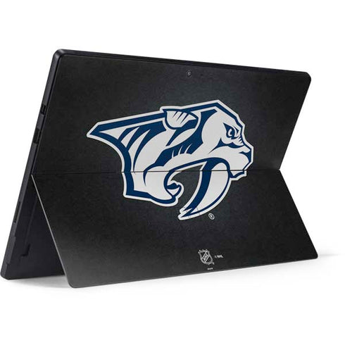 NHL Nashville Predators Black Background Surface Pro 7 Skin