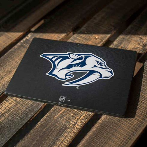 NHL Nashville Predators Black Background Surface Pro 7 Skin