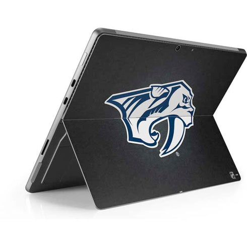 NHL Nashville Predators Black Background Surface Pro 9 Skin