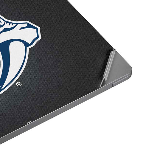 NHL Nashville Predators Black Background Universal Laptop 16in (13 x 9.4in) Skin