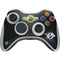 NHL Nashville Predators Black Background Xbox 360 Wireless Controller Skin