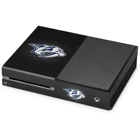 NHL Nashville Predators Black Background Xbox One Console Skin