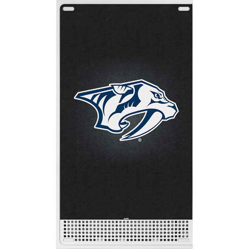 NHL Nashville Predators Black Background Xbox Series S Skins