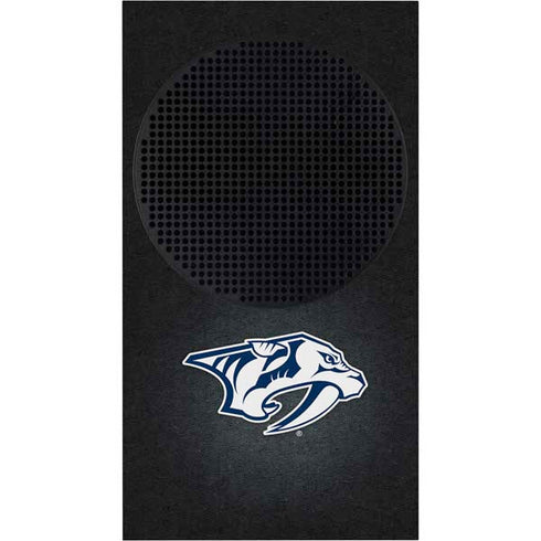 NHL Nashville Predators Black Background Xbox Series S Console Skin