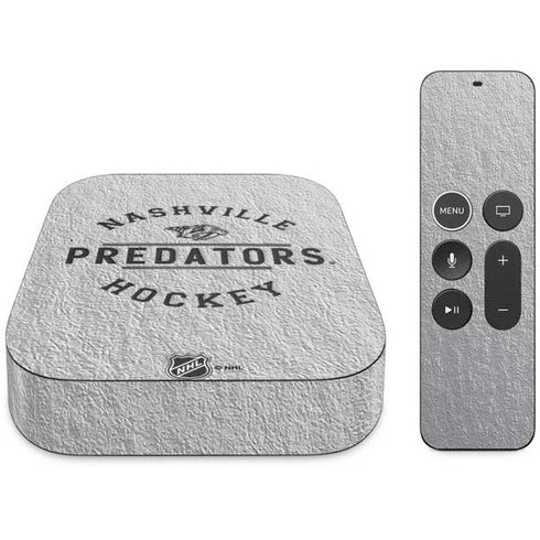NHL Nashville Predators Black Text Apple TV Skin