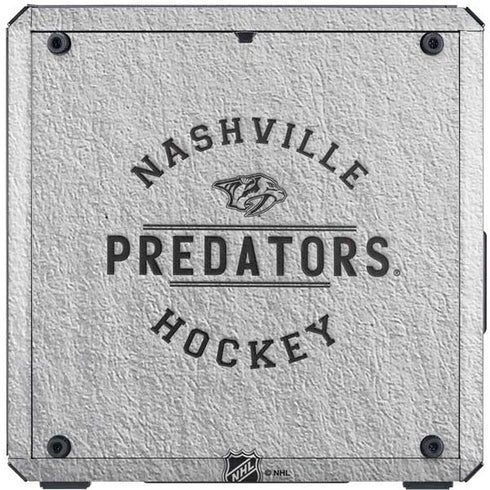 NHL Nashville Predators Black Text Cooler Master MasterBox Q300L Mini Tower Skin